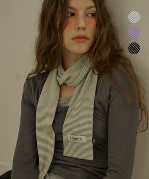 미니 머플러 스트라이프_3colors