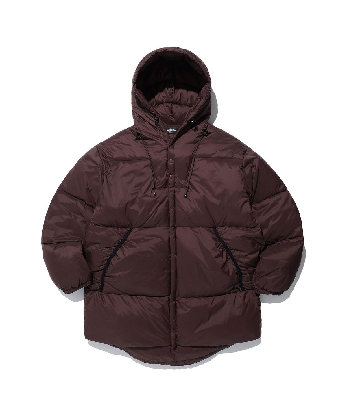 나이스고스트클럽(NICEGHOSTCLUB) HOODED MIDI PUFFER_BROWN(NG2EWUB902A)
