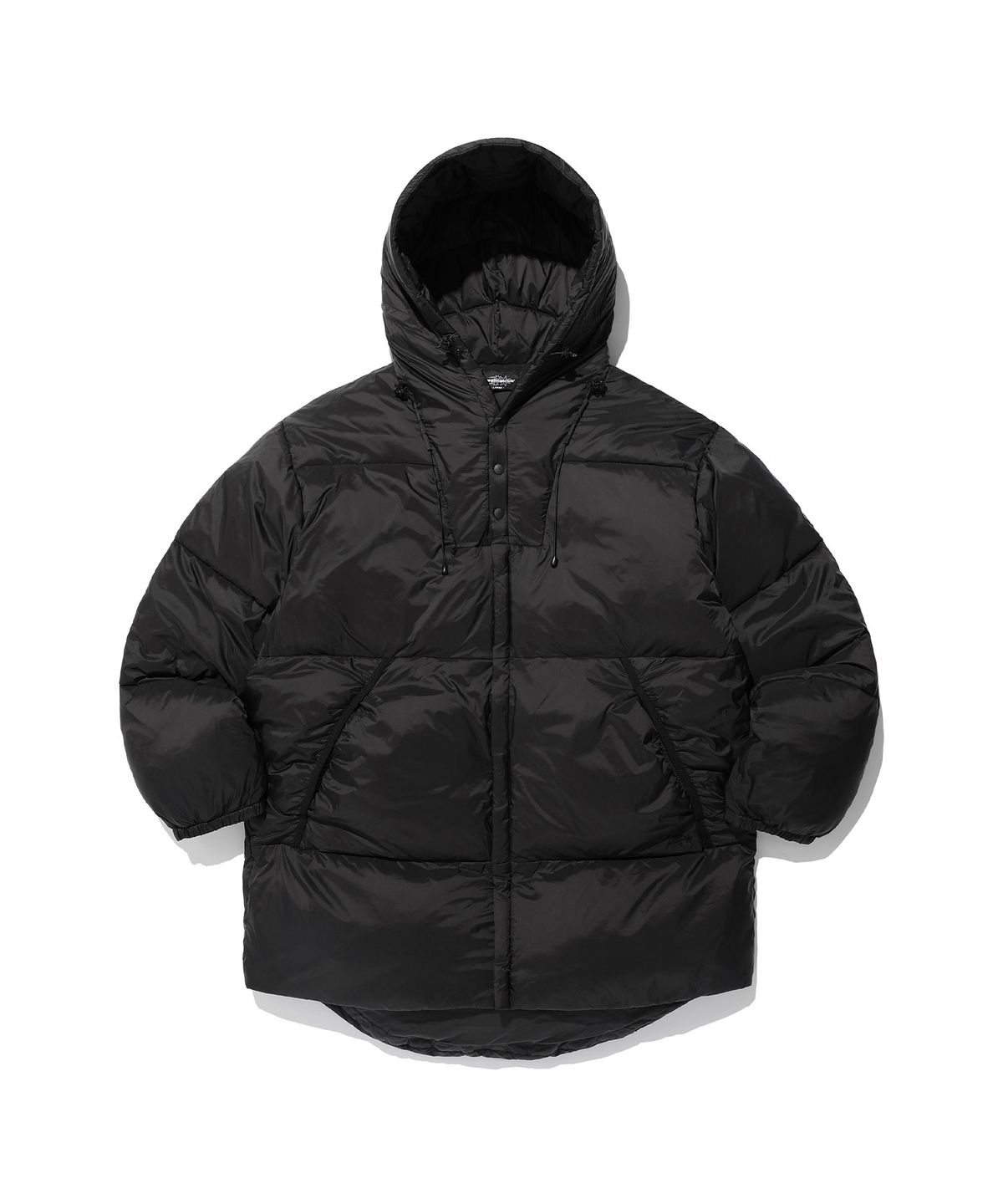 나이스고스트클럽(NICEGHOSTCLUB) HOODED MIDI PUFFER_BLACK(NG2EWUB902A)