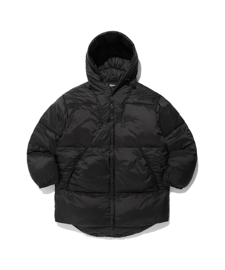 HOODED MIDI PUFFER_BLACK(NG2EWUB902A)