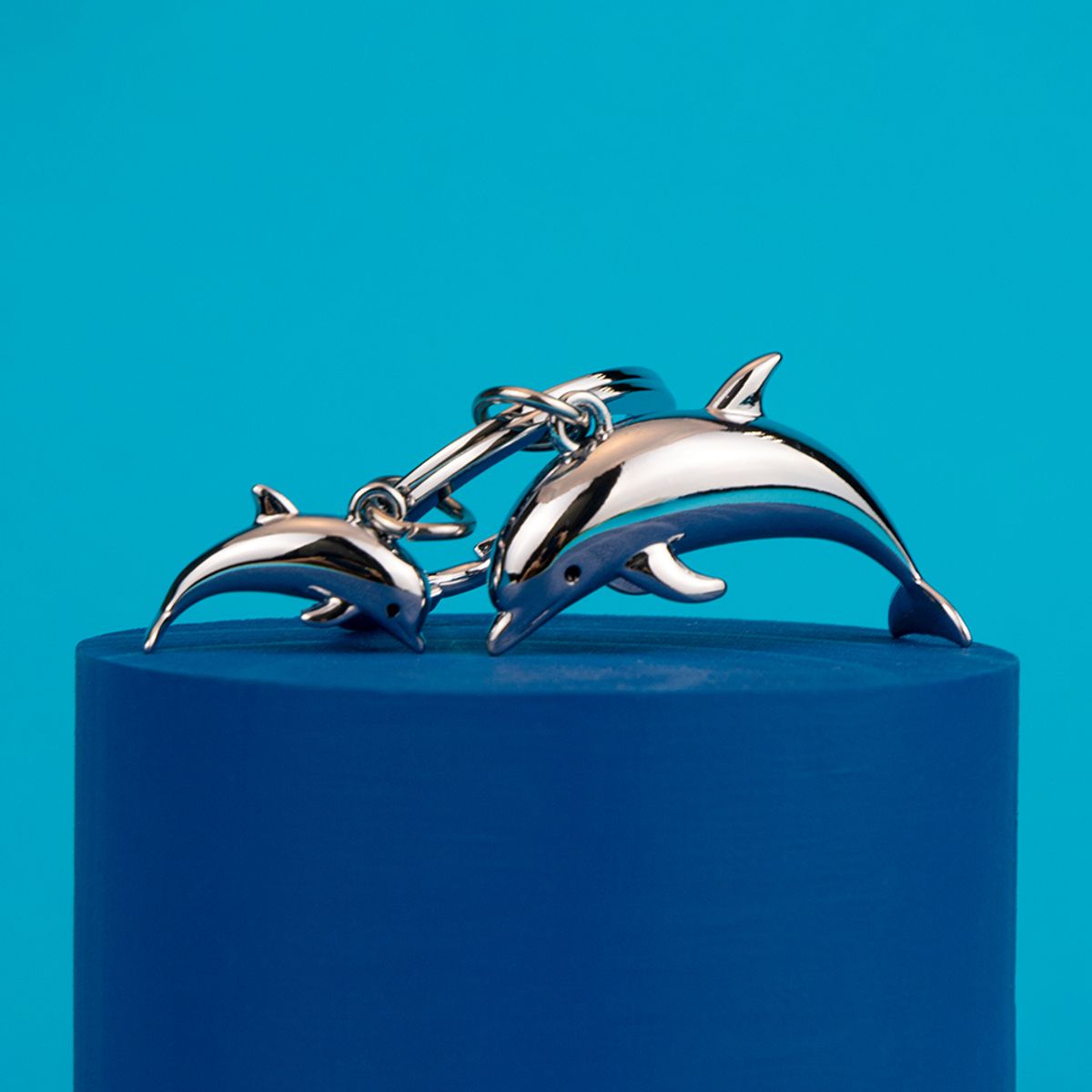 초클리 메타모포스 컬렉션(CHOCLI METALMORPHOSE COLLECTION) 벨기에 메탈 키링 - 돌핀 패밀리
