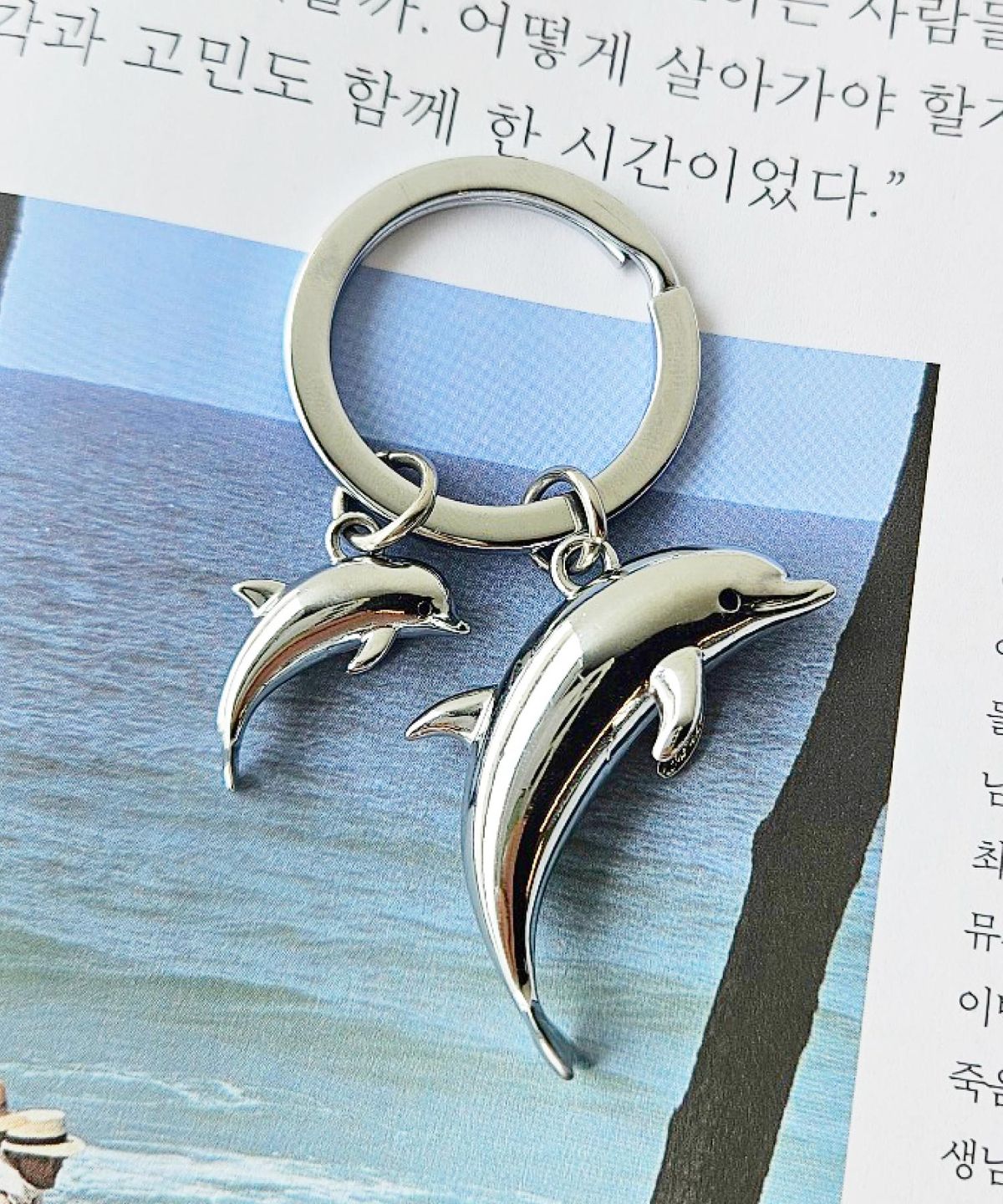 초클리 메타모포스 컬렉션(CHOCLI METALMORPHOSE COLLECTION) 벨기에 메탈 키링 - 돌핀 패밀리