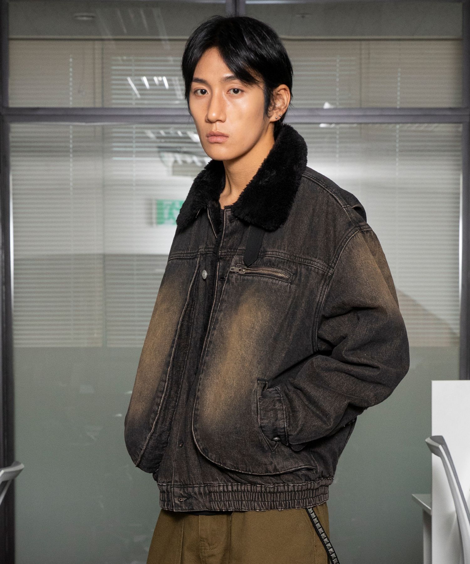 アウターその他 XTONZ XJ122 Sherpa mouton denim work jacket BLACK XJ122BK MUSINSA | XTONZ XJ122 Sherpa Mouton Denim Work Jacket (BLACK)