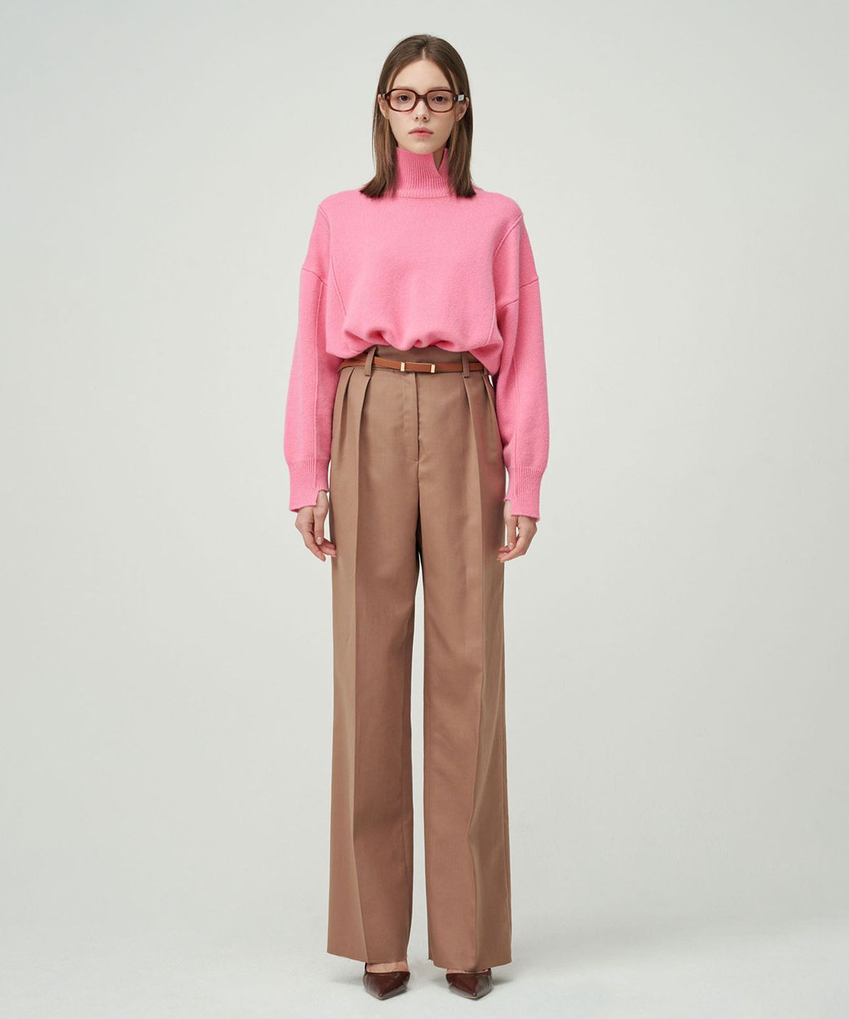 세컨드 아르무아(02ARMOIRE) Gabbi Trousers _ Camel