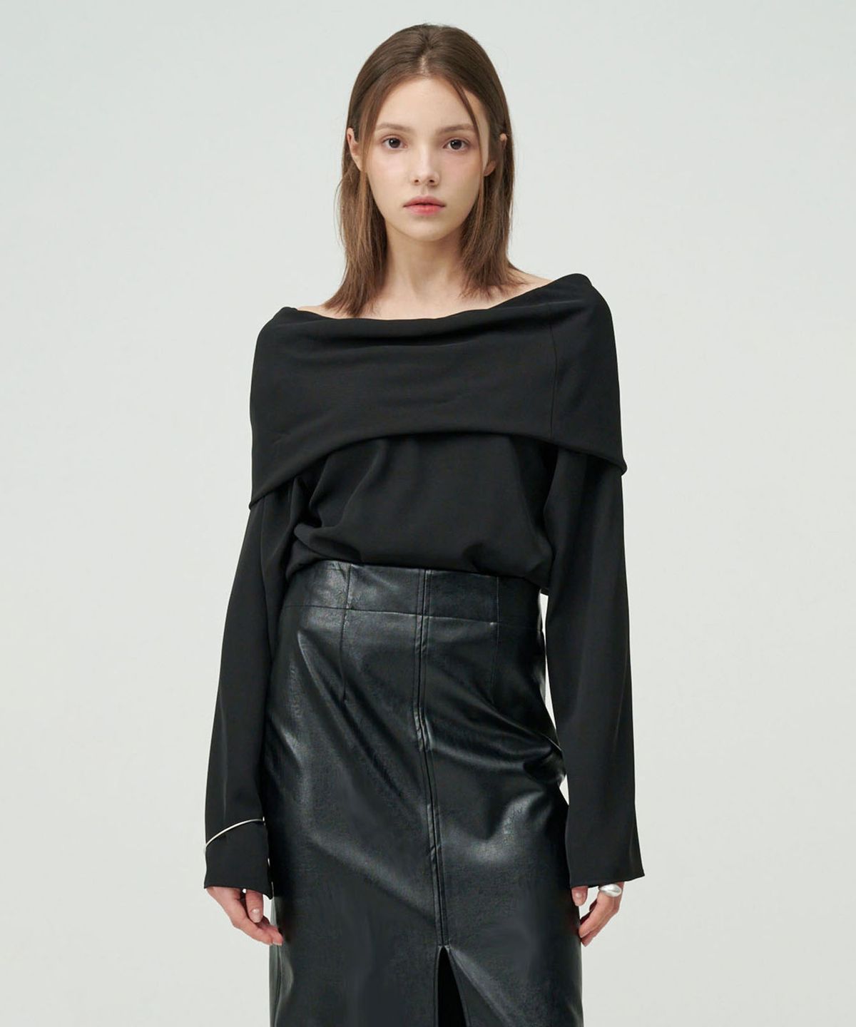 세컨드 아르무아(02ARMOIRE) Romi Top _ Black