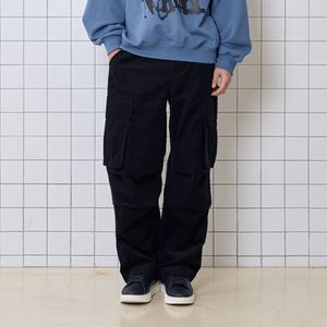 코듀로이 카고 팬츠_블랙