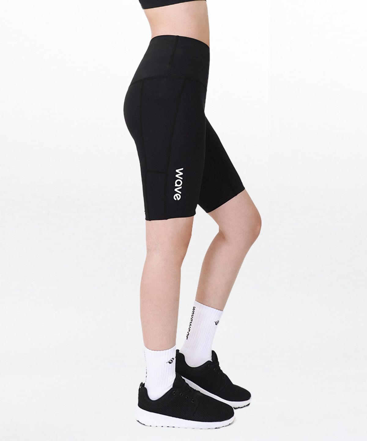 웨이브웨어(WAVEWEAR) 레디투고 허벅지 & 햄스트링 테이핑 바이커 쇼츠 SY20