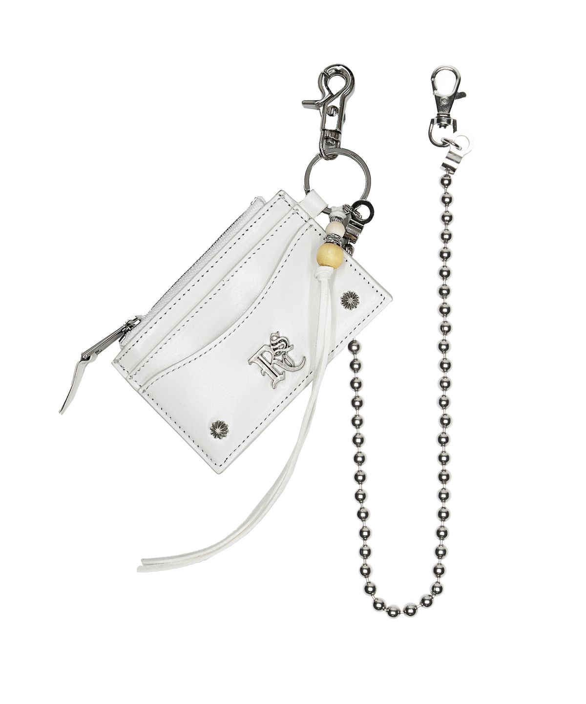 알에스에스씨(RSSC) RIVET KEYCHAIN CARD HOLDER - WHITE