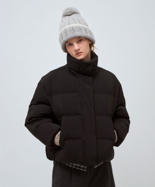 【韓国depound デパウンド】high neck duck down jumper MUSINSA | DEPOUND High Neck Duck Down Jumper [Blue Grey]