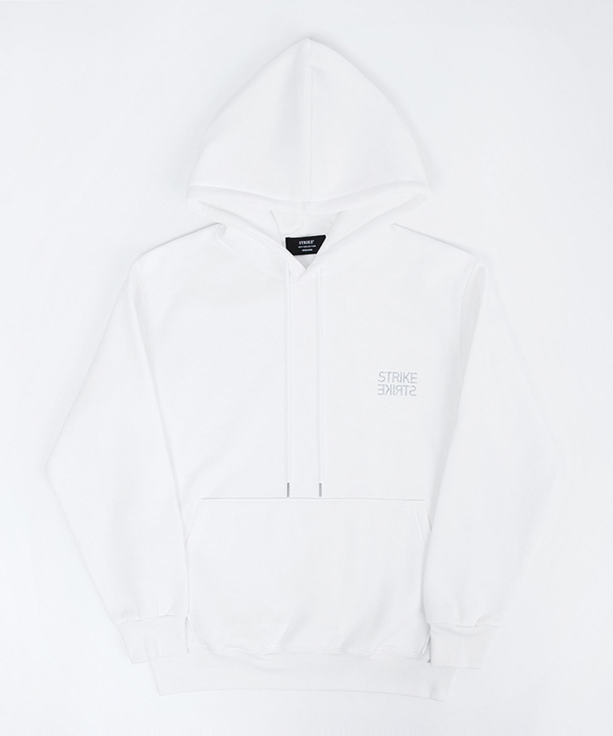 스트라이크(STRIKE) Soft Crystal Logo Over Hoodie (WHITE)