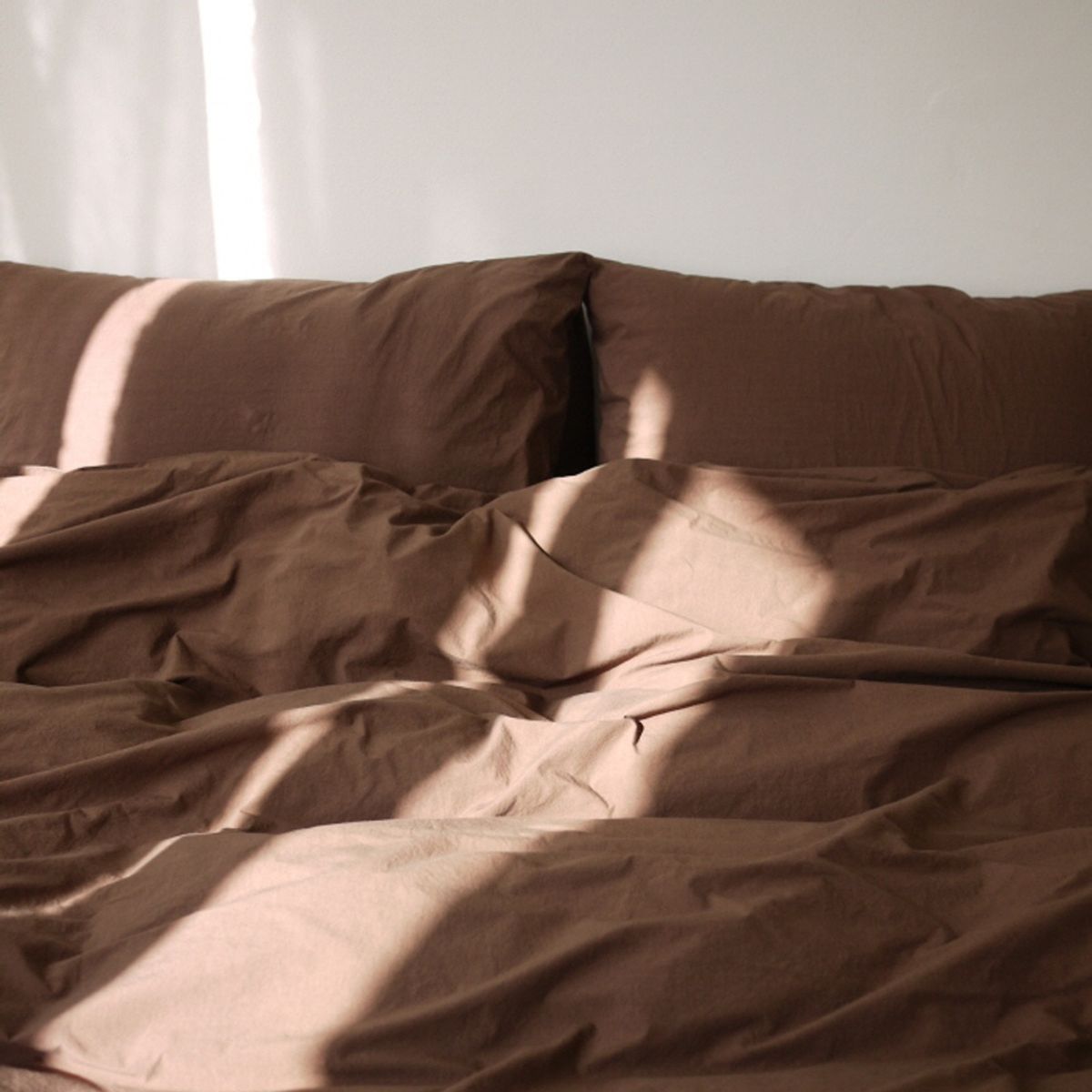 봄봄패브릭스(BOMBOM FABRICS) Soft, washed cotton bedding 60수 cotton / choco