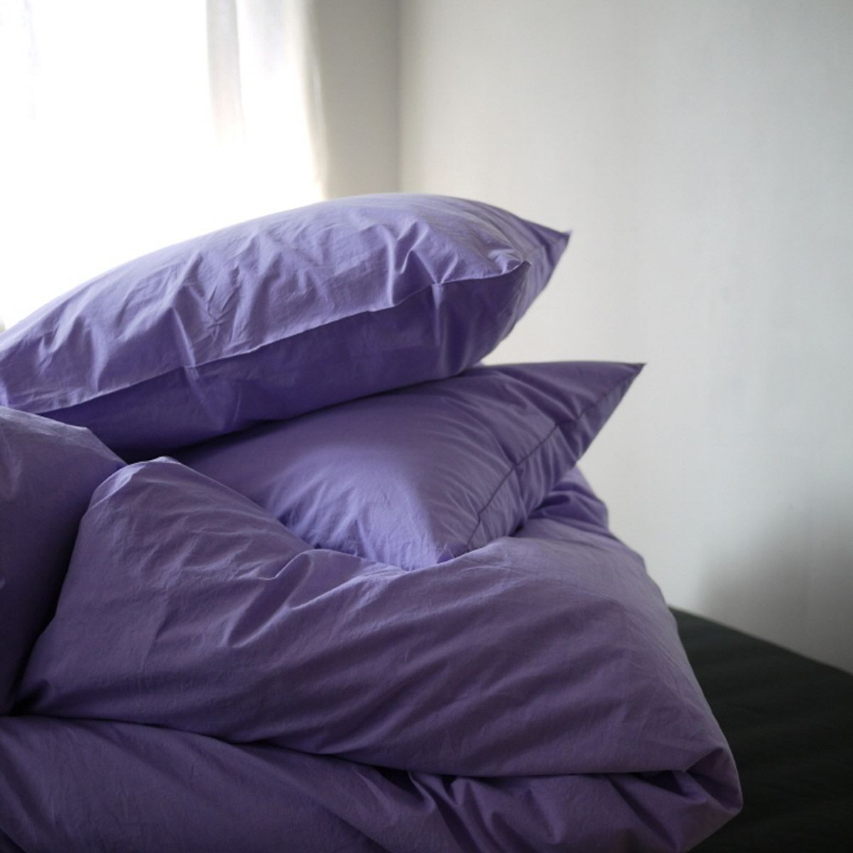 봄봄패브릭스(BOMBOM FABRICS) Soft, washed cotton bedding 60수 cotton / lavender