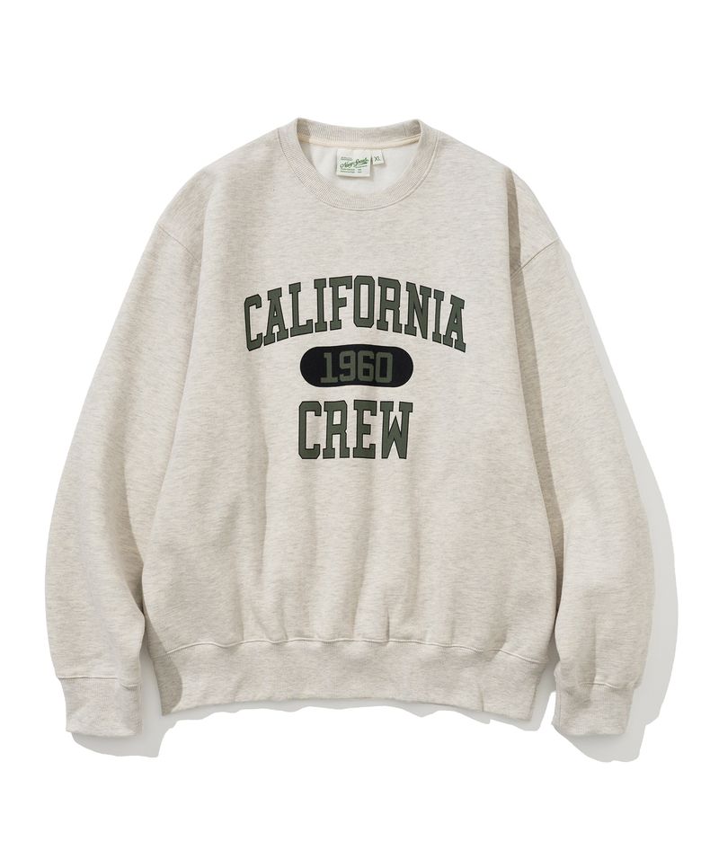 california crew sweatshirt(napping) oatmeal