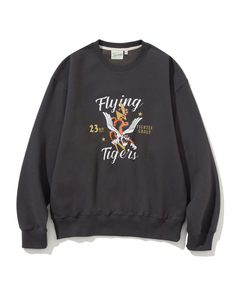 flying tigers sweatshirt(napping) charcoal