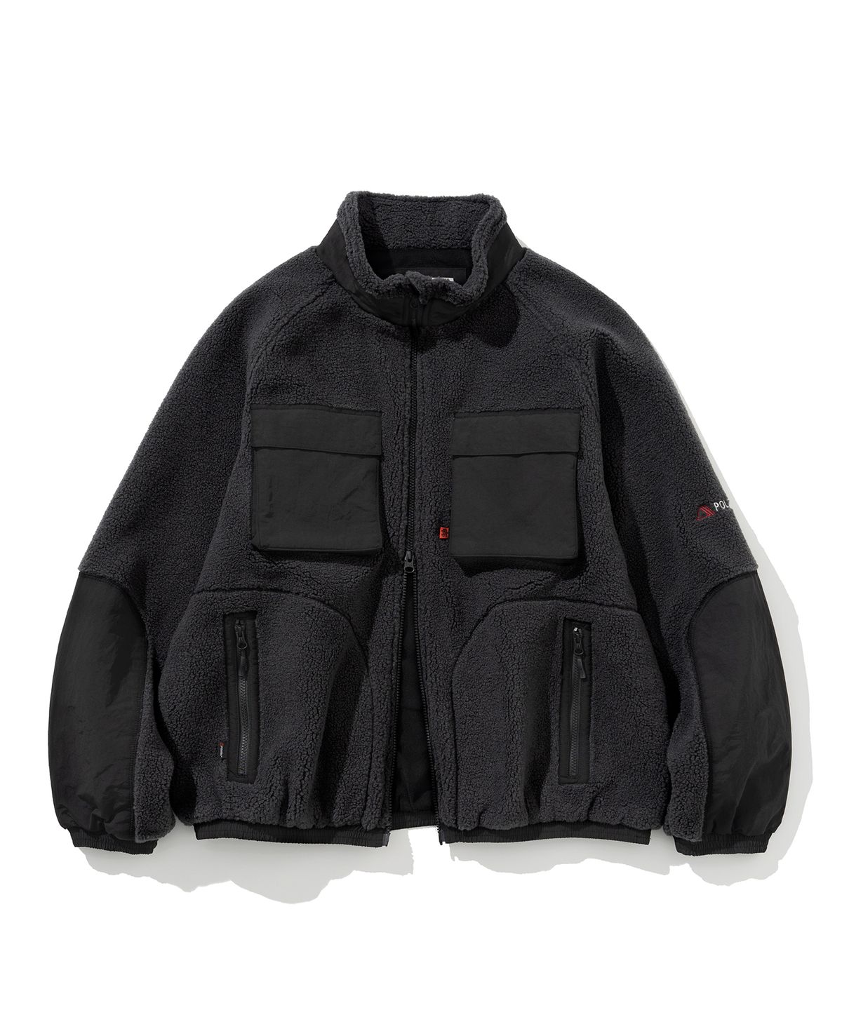 유니폼브릿지(UNIFORM BRIDGE) AE polartec fleece jacket charcoal