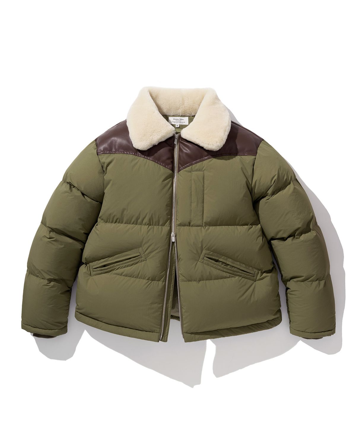 유니폼브릿지(UNIFORM BRIDGE) drizzler goose down parka olive