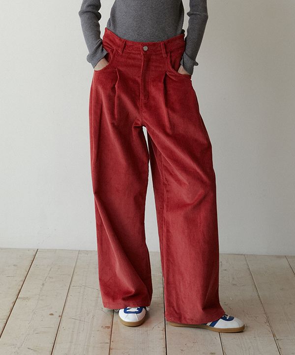 パンツ GREENBUTTER Corduroy Wide Pants 5 Colors MUSINSA | GREENBUTTER Corduroy Wide Pants (L/Blue)