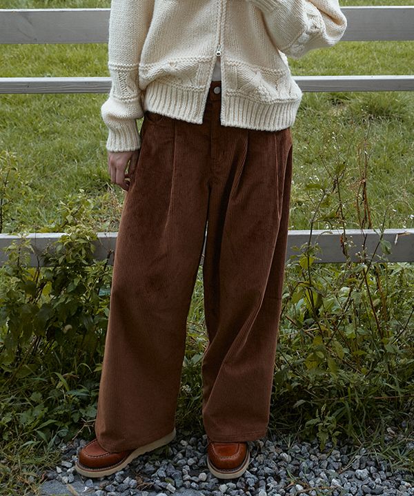 パンツ GREENBUTTER Corduroy Wide Pants 5 Colors MUSINSA | GREENBUTTER Corduroy Wide Pants (Brown)