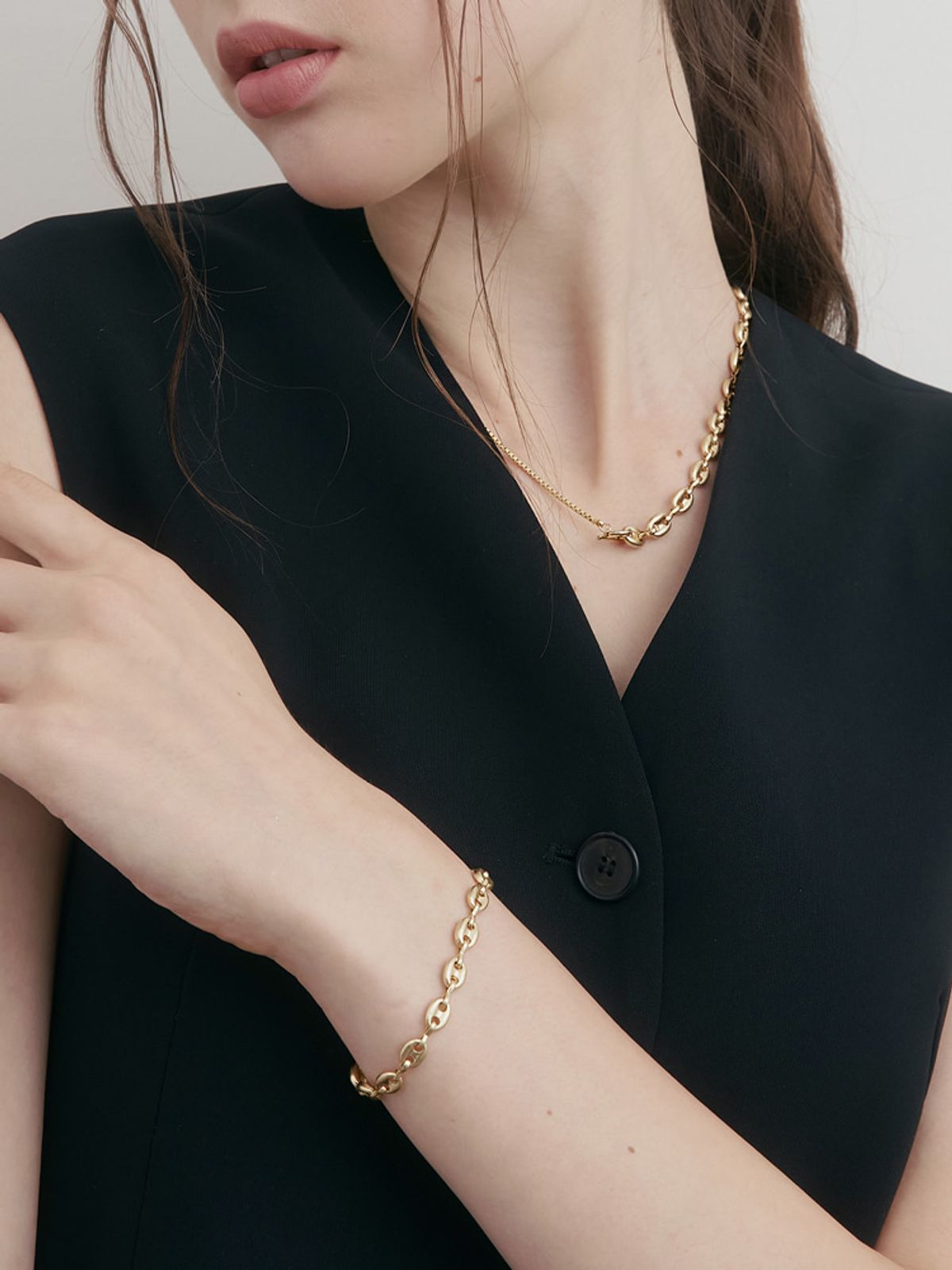 소수(SOSOO) Puppy Nose Toggle Bracelet