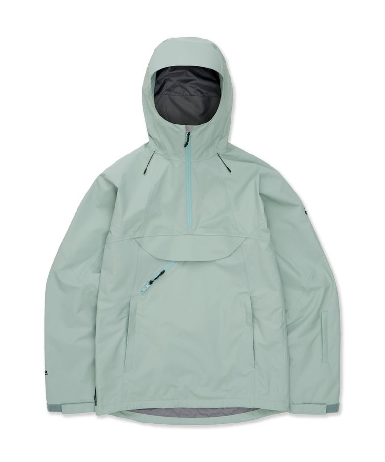 QUASAR SD PULLOVER JACKET SLATE MINT