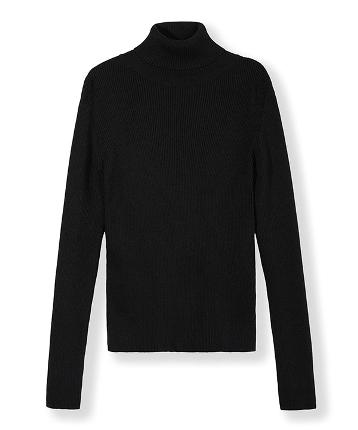 그린버터(GREENBUTTER) Soft Knit Turtleneck (Black)