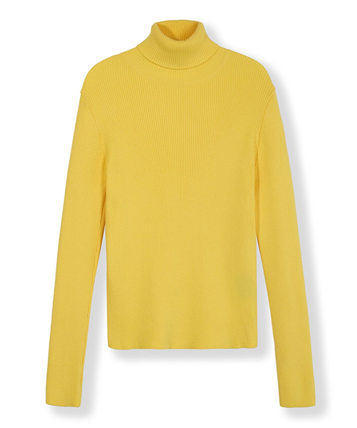 그린버터(GREENBUTTER) Soft Knit Turtleneck (Yellow)