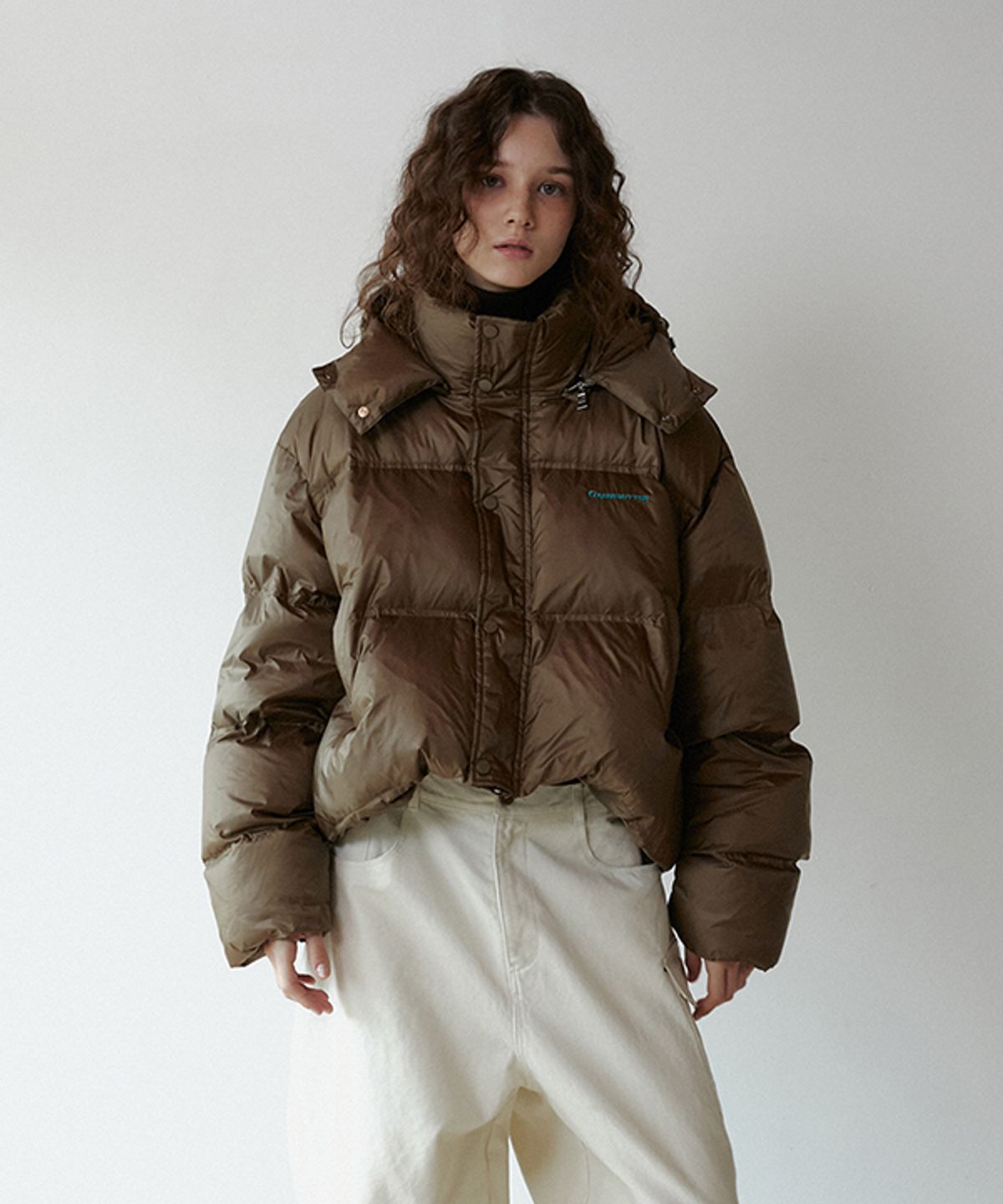그린버터(GREENBUTTER) Duck Down Puffer Jacket (Brown)