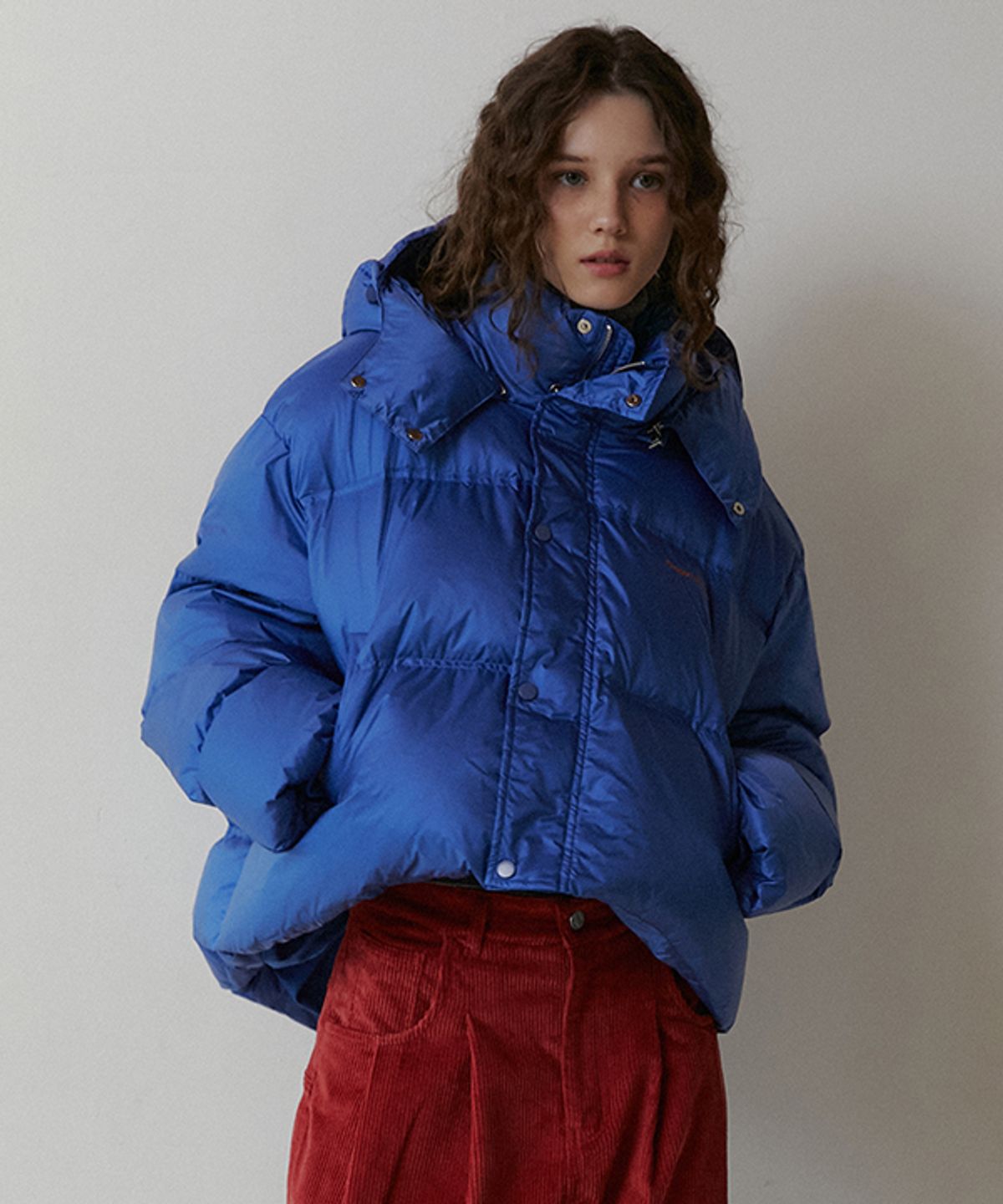 그린버터(GREENBUTTER) Duck Down Puffer Jacket (Blue)