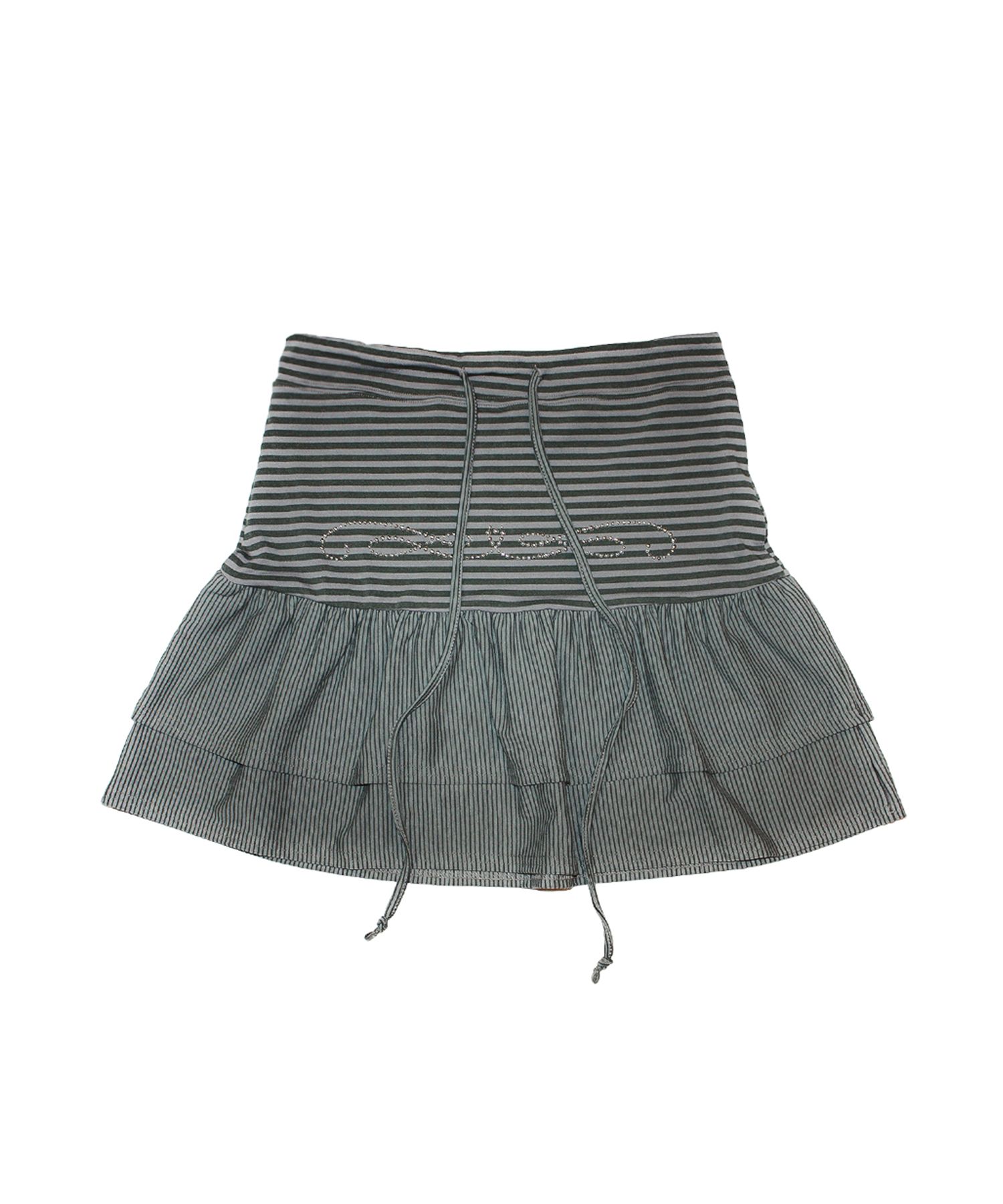 ●eessay● STRIPED CANCAN SKIRT MUSINSA | EESSAY STRIPED CANCAN SKIRT - SKY BLUE