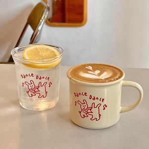 래빗댄스 유리컵& 머그잔 2type