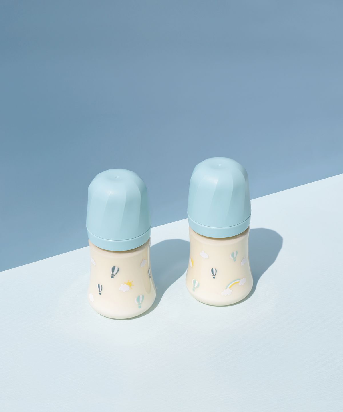 그로미미(GROSMIMI) PPSU 스카이벌룬 200ml 젖병 트윈팩 (크리미블루)