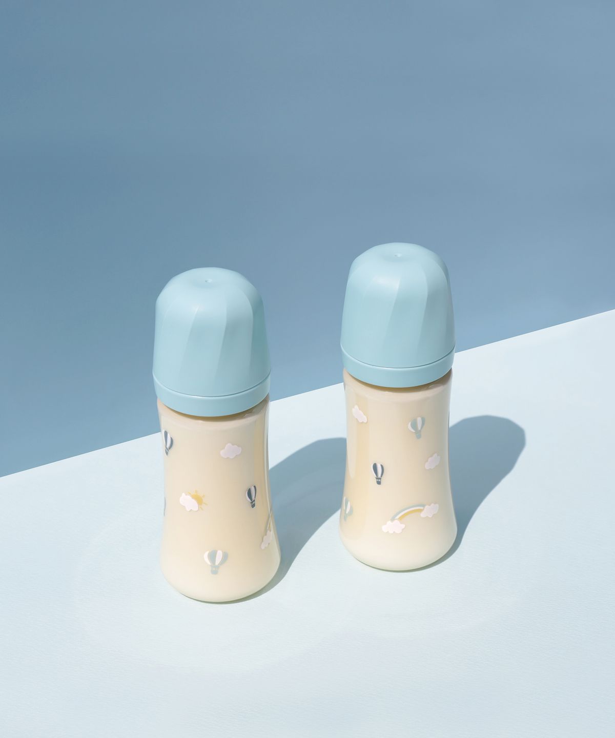 그로미미(GROSMIMI) PPSU 스카이벌룬 300ml 젖병 트윈팩 (크리미블루)