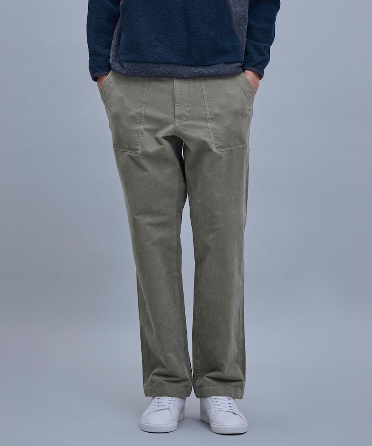 시프트지(SHIFT.G) Semi Wide Big Twill Fatigue Pants  Khaki