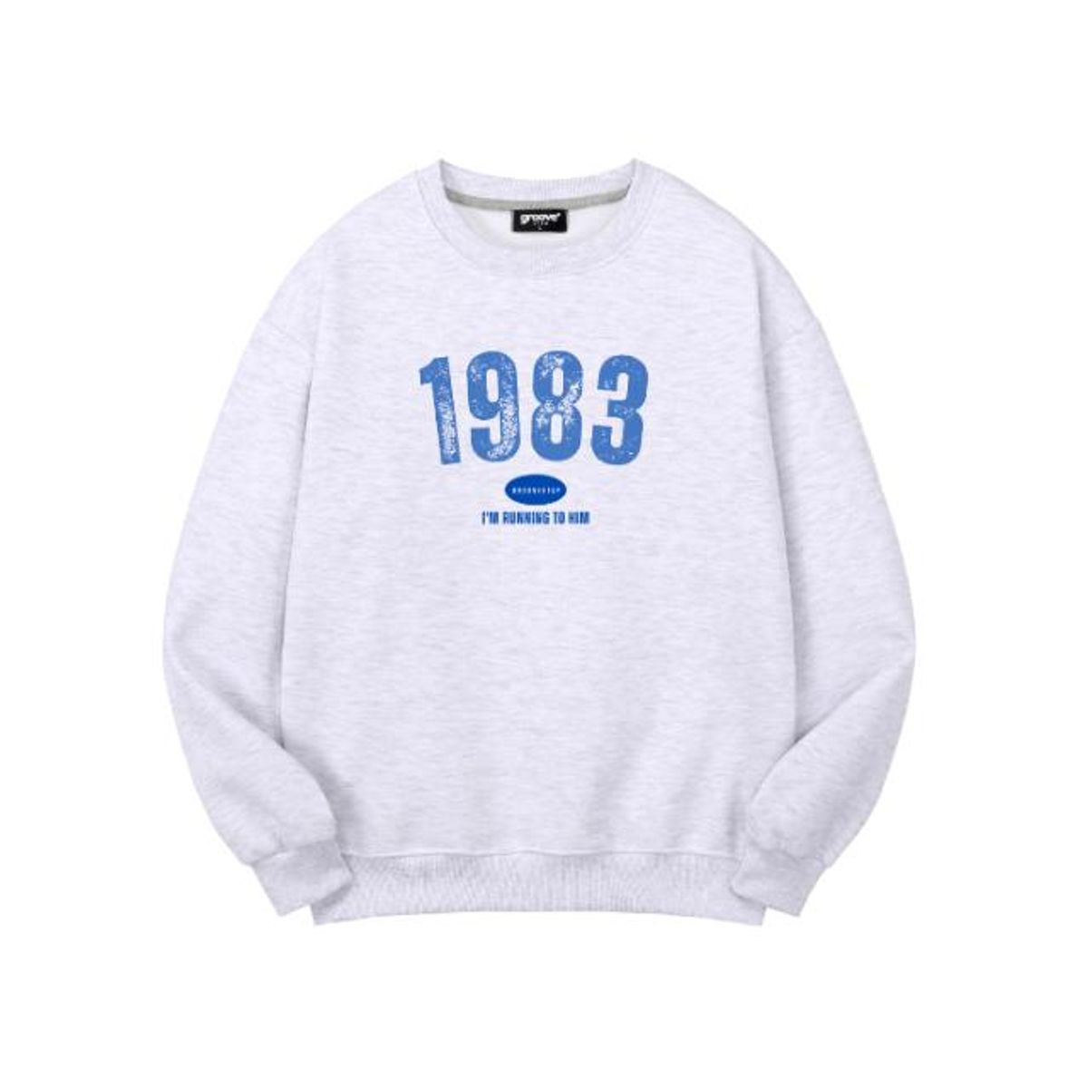 그루브스텝(GROOVESTEP) 1983 오버핏 맨투맨 M0189