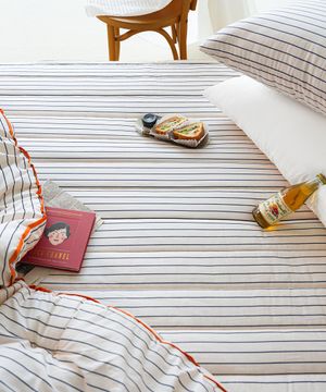 캔디샵 알러지케어 스트라이프 침대패드 4colors(SS/Q)