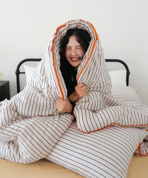 캔디샵 알러지케어 스트라이프 차렵이불 단품 4colors(SS/Q)
