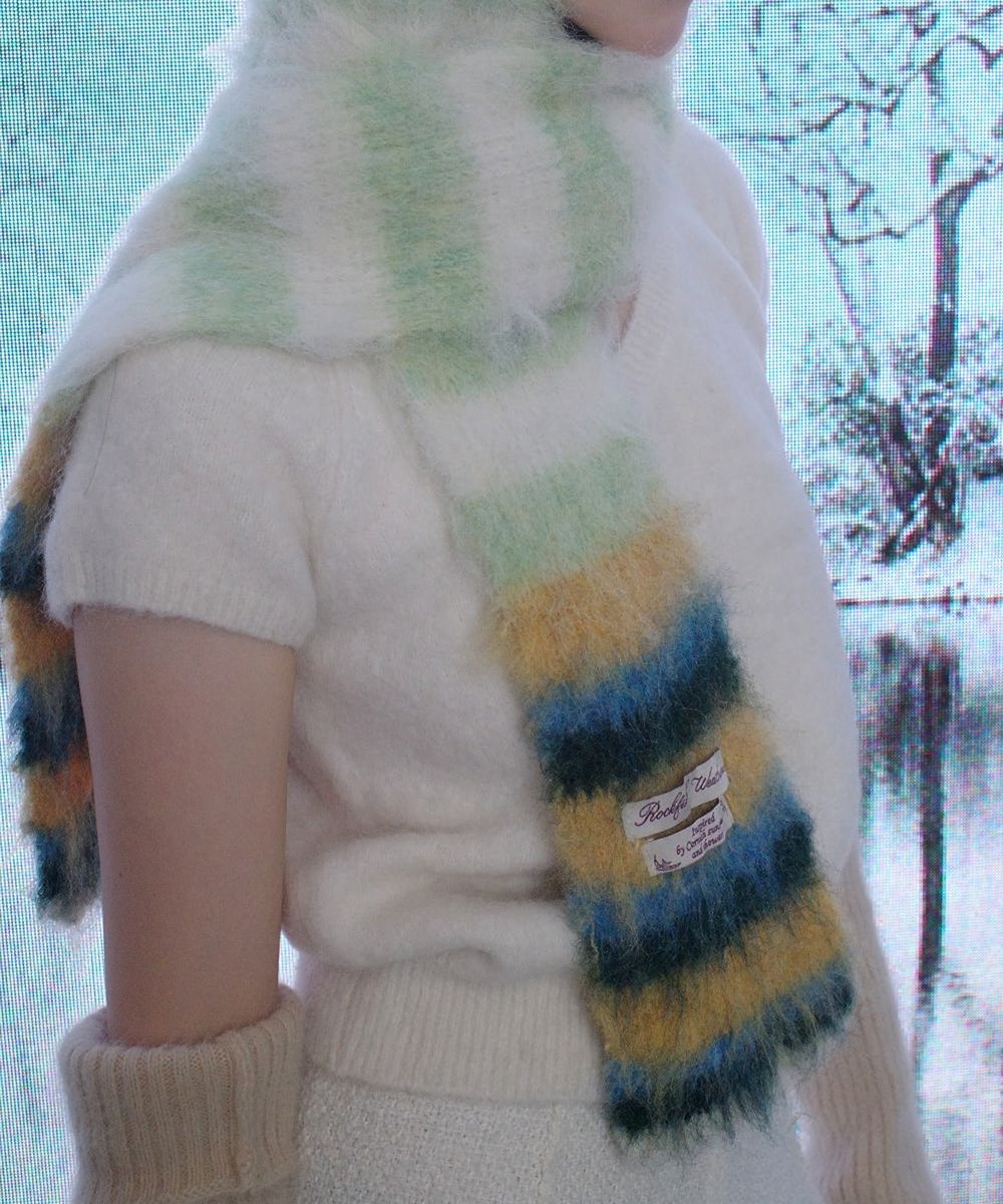 【RockfishWeatherwear】SHAGGYSTRIPEmuffler MUSINSA | ROCKFISH WEATHERWEAR STRIPE SHAGGY MUFFLER - 8 colors