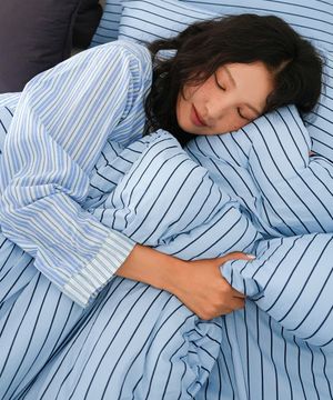 캔디샵 알러지케어 스트라이프 차렵이불 세트 4colors(SS/Q)