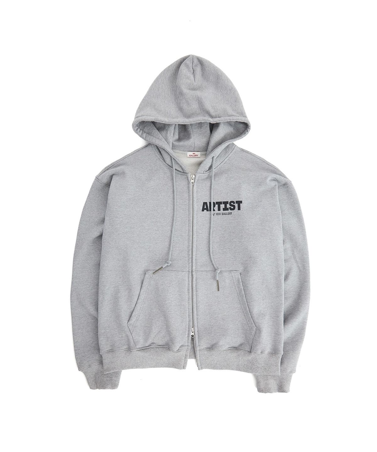 1011갤러리(1011 GALLERY) Artist Hoodie Zip-Up - Grey