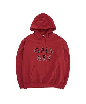 Gallery Logo Hoodie - Red