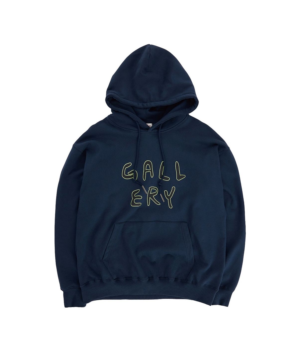 1011갤러리(1011 GALLERY) Gallery Logo Hoodie - Navy