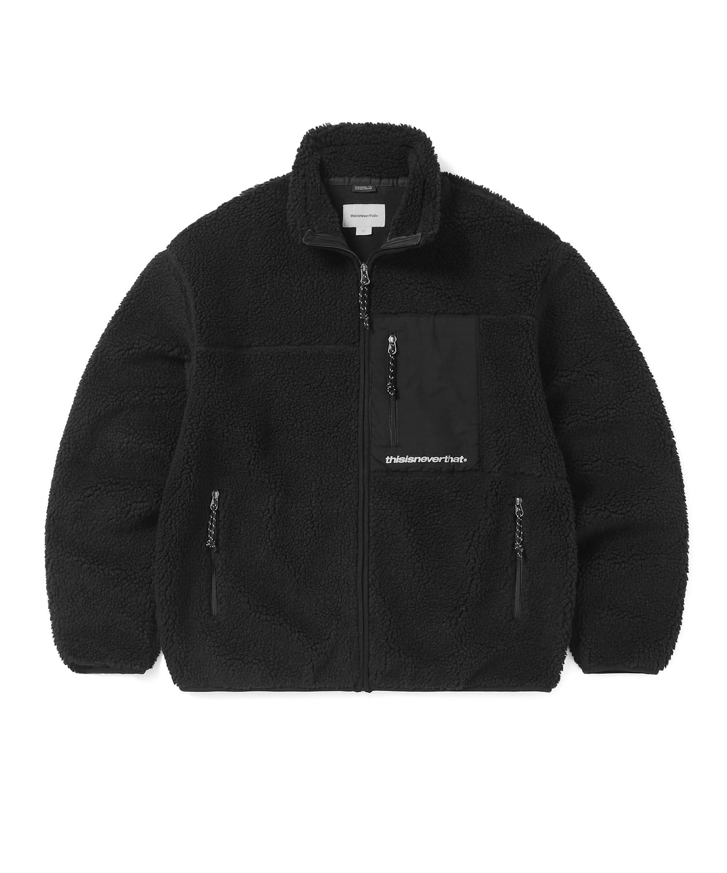 MUSINSA公式 | thisisneverthat (FW23) SP Sherpa Fleece Jacket Black