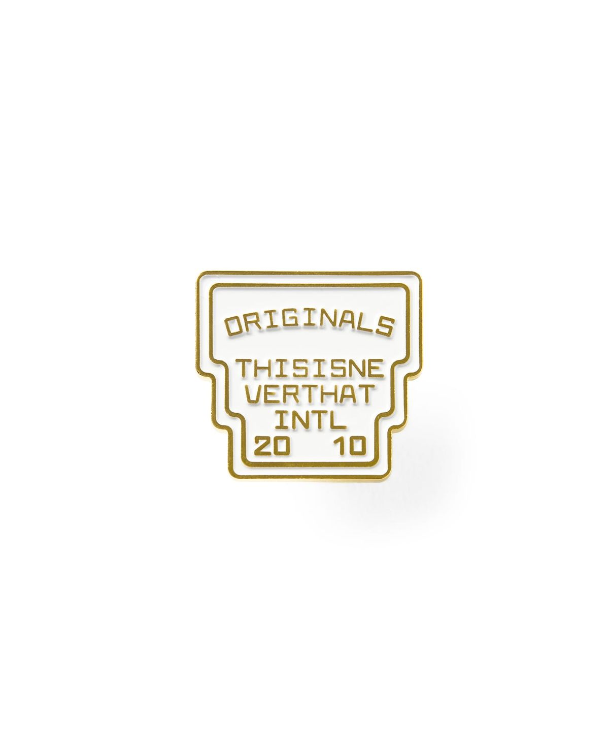 디스이즈네버댓(THISISNEVERTHAT) Souvenir Pin Off White