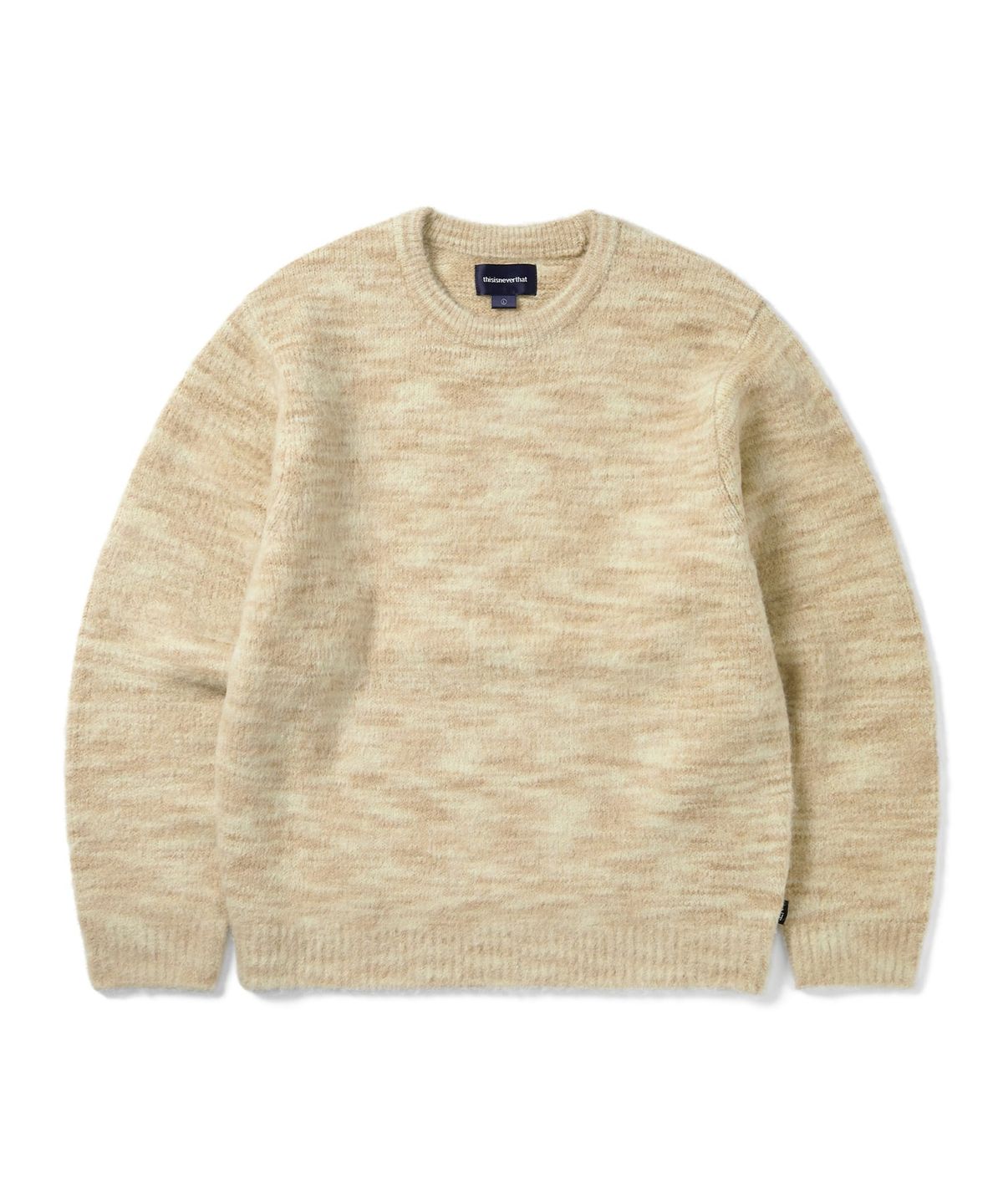 디스이즈네버댓(THISISNEVERTHAT) (FW24) Static Knit Sweater Beige