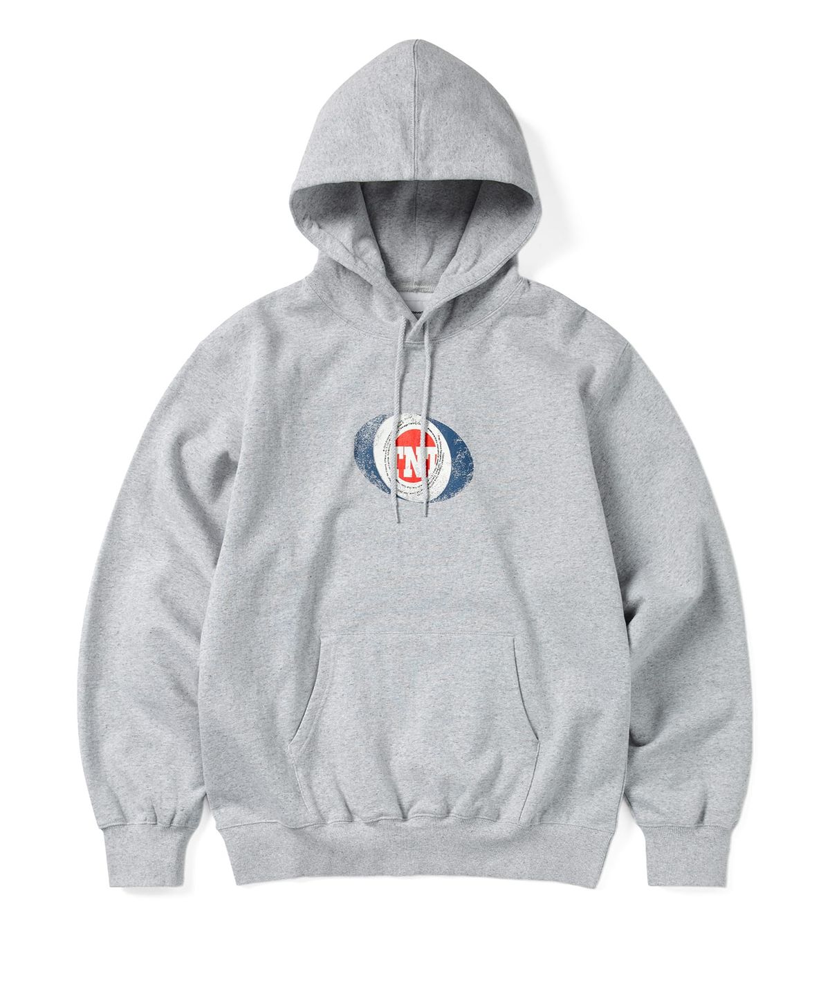 디스이즈네버댓(THISISNEVERTHAT) TNT Oval Hoodie Heather Grey