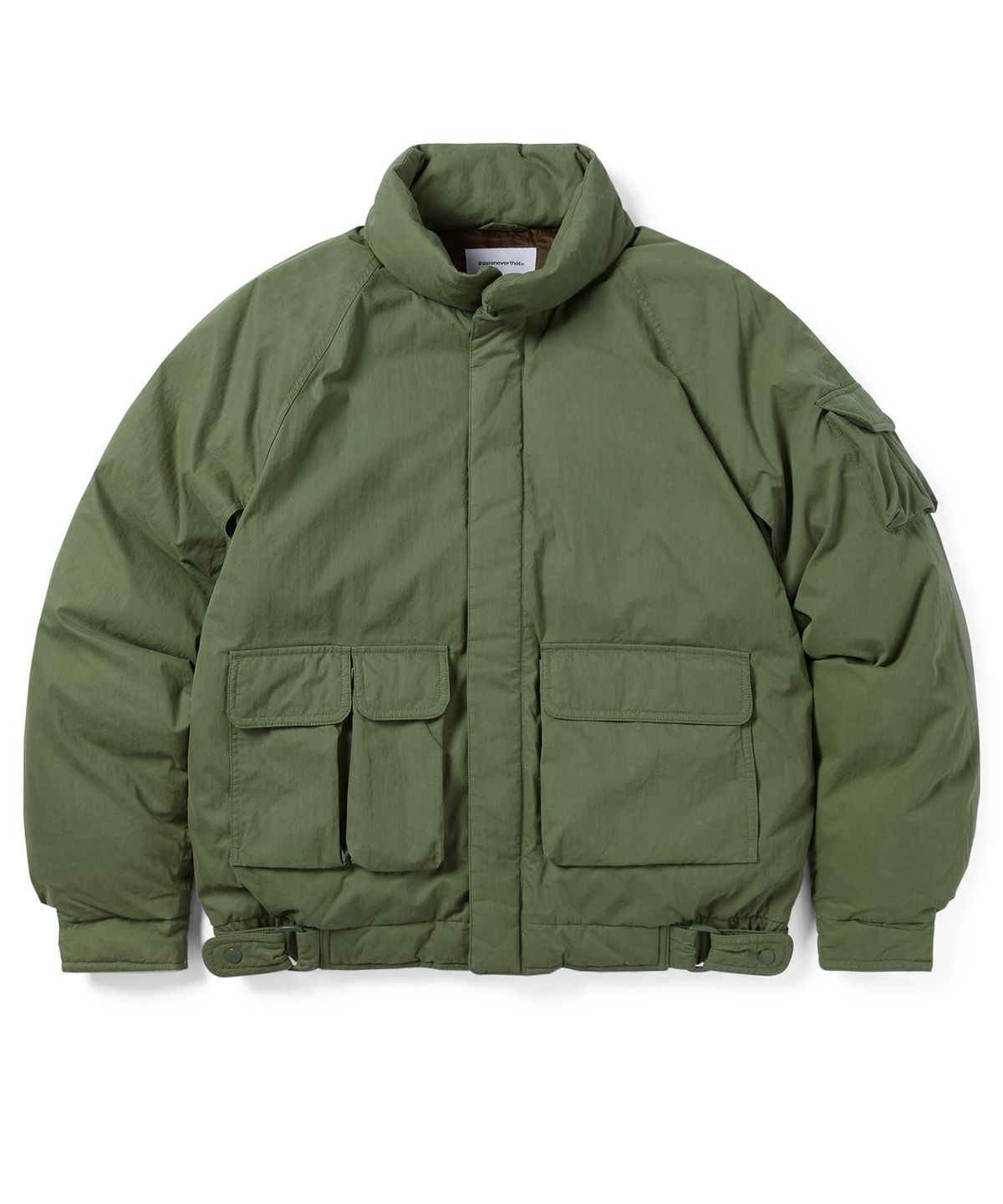 디스이즈네버댓(THISISNEVERTHAT) Multi Pocket Down Jacket Green