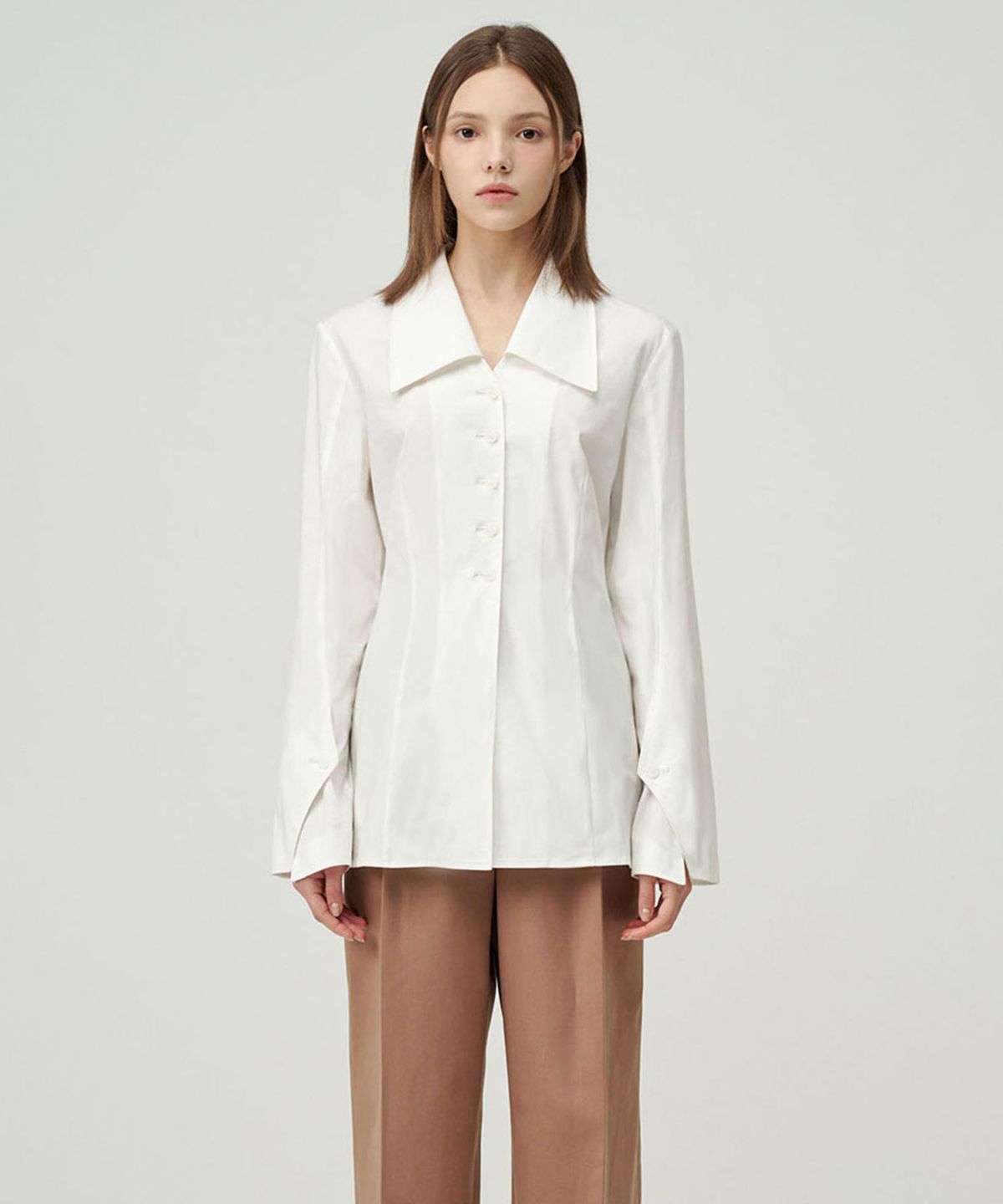 세컨드 아르무아(02ARMOIRE) Sophia Shirt _ White