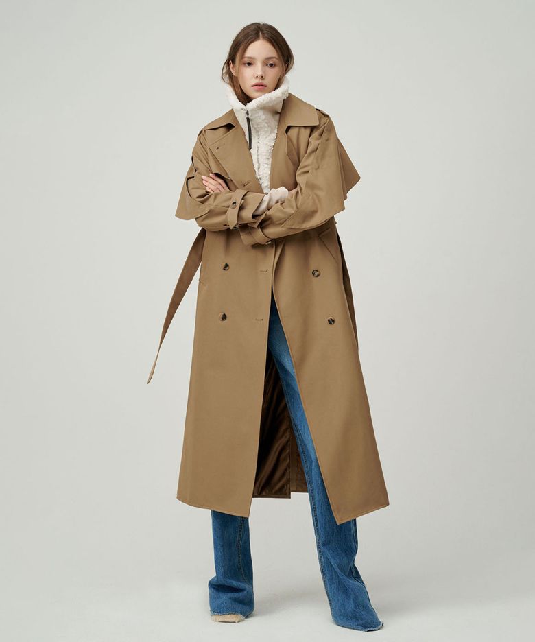 Sonnie Trench Coat _ Camel