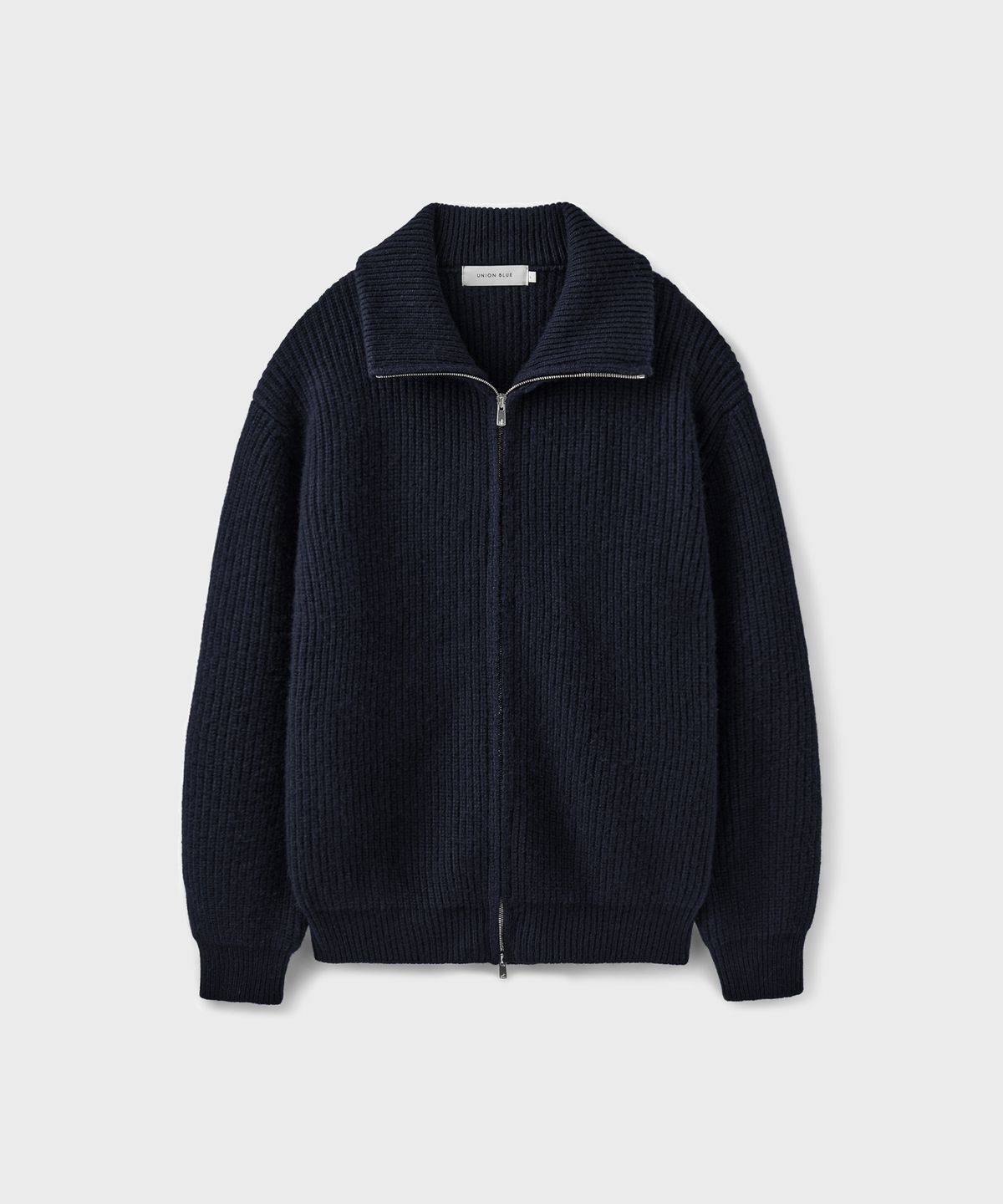 유니온블루(UNION BLUE) SOMERSET FULL ZIP-UP SWEATER [DARK NAVY]