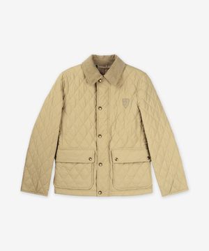 다이아몬드 퀄팅 나일론 재킷 - 베이지 / 8097996